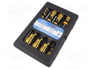 Kit: screwdrivers; Phillips cross,slot; plastic box; 8pcs. NEWBRAND