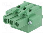 Pluggable terminal block; 5mm; ways: 3; straight; plug; female DEGSON ELECTRONICS