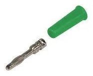 CONN, BANANA, PLUG, 36A, SOLDER, GRN