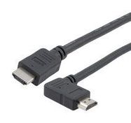 HDMI 2.1 CABLE, M/RA-RIGHT-M, LSZH, BLK, 1.0M 52AK0511