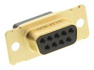 D SUB SHELL, RECEPTACLE, 9 POSITION, BRASS