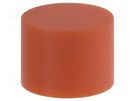 Button; push-in; 7mm; -25÷70°C; round; orange; Ø9.5mm OMRON Electronic Components