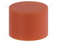 Button; push-in; 7mm; -25÷70°C; round; orange; Ø9.5mm OMRON Electronic Components