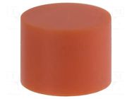 Button; push-in; 7mm; -25÷70°C; round; orange; Ø9.5mm OMRON Electronic Components