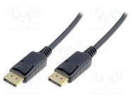 Cable; DisplayPort 1.1a; DisplayPort plug,both sides; 10m; black DIGITUS