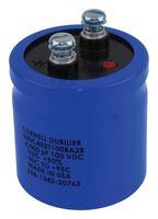 ALUMINUM ELECTROLYTIC CAPACITOR, 4000UF, 100V, +50%/-10% SCREW