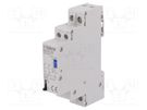 Relay: installation; bistable,impulse; NO x2; Ucoil: 24VDC; 20A ISKRA