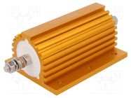 Resistor: wire-wound; with heatsink; screw; 1Ω; 250W; ±1%; 50ppm/°C SR PASSIVES