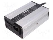 Charger: microprocessor-based; Li-FePO4; 5A; Usup: 230VAC; 120W 