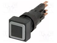 Switch: push-button; 16mm; Stabl.pos: 2; black; Pos: 2; -25÷70°C EATON ELECTRIC