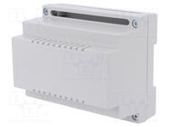 Enclosure: for DIN rail mounting; Y: 89mm; X: 107mm; Z: 65mm; ABS KRADEX
