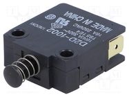Switch: door; Pos: 2; SPST-NC; 16A/250VAC; black; screw type; D2D OMRON Electronic Components