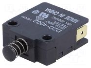 Switch: door; Pos: 2; SPST-NC; 16A/250VAC; black; Leads: connectors OMRON Electronic Components