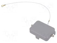 Protection cover; size 44.27; for latch; IP65,IP66,IP69; C-TYPE ILME