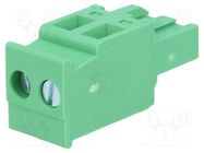 Pluggable terminal block; 5.08mm; ways: 2; angled; plug; female DEGSON ELECTRONICS