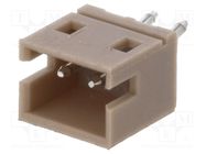 Socket; wire-board; male; 1.5mm; PIN: 2; THT; 100V; 1A; tinned; 20mΩ JOINT TECH