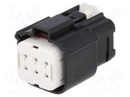 Connector: automotive; MX150L; female; plug; for cable; PIN: 6; IP67 MOLEX