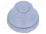 Grommet; with bulkhead; Ømount.hole: 38mm; EPDM; grey; Size: M40 SCHNEIDER ELECTRIC