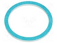 Gasket; composite; Thk: 2mm; Øint: 32mm; Øout: 38mm; M32; -40÷300°C HUMMEL