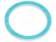 Gasket; composite; Thk: 1.5mm; Øint: 18.6mm; Øout: 22.5mm; PG11 HUMMEL