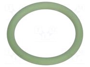 O-ring gasket; FPM; Thk: 2.5mm; Øint: 38mm; NPT1 1/4"; green HUMMEL