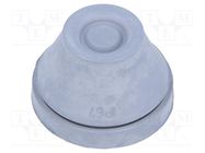 Grommet; with bulkhead; Ømount.hole: 30mm; EPDM; grey; Size: M32 SCHNEIDER ELECTRIC