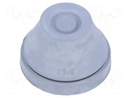 Grommet; with bulkhead; Ømount.hole: 30mm; EPDM; grey; Size: M32 SCHNEIDER ELECTRIC