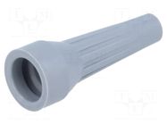 Accessories: strain relief; 3.5÷3.9mm; grey; 1B LEMO