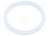 Gasket; polyetylene; Thk: 2mm; Øint: 22.5mm; Øout: 27mm; PG16 HUMMEL