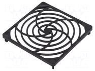 Guard; plastic; 92x92mm; snap fastener; A: 92mm; B: 15mm; C: 2.6mm RICHCO