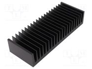 Heatsink: extruded; grilled; black; L: 75mm; W: 200mm; H: 40mm FISCHER ELEKTRONIK