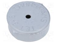 Grommet; with bulkhead; Ømount.hole: 13mm; EPDM; grey; Size: M12 SCHNEIDER ELECTRIC