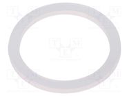 Gasket; polyetylene; Thk: 2mm; Øint: 25mm; Øout: 31mm; M25; -30÷70°C HUMMEL