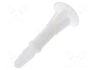 Assembly stud; polyamide; L: 14.3mm; latch/latch; Ø2: 4.75mm DREMEC
