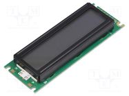 Display: LCD; alphanumeric; STN Positive; 16x2; 85x30x12.7mm; LED POWERTIP