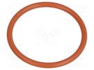 O-ring gasket; VMQ; Thk: 1.5mm; Øint: 18mm; PG16; red; -60÷250°C HUMMEL