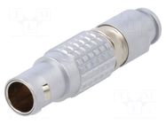 Connector: circular; 1B; plug; male; PIN: 5; soldering; for cable; 9A LEMO