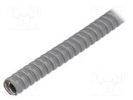 Braid; Size: 10; zinc-plated steel; grey; -25÷80°C; SILVYN® AS-P LAPP