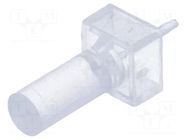 Fiber for LED; Ø3mm; L: 10.16mm; round; Front: flat BIVAR