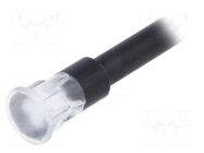 Fiber for LED; L: 152.4mm; round; LC; flexible BIVAR