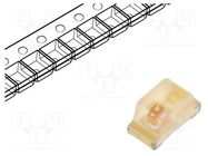 LED; SMD; 0603; green; 3.6÷16mcd; 1.6x0.8x0.8mm; 20mA; λd: 570nm ROHM SEMICONDUCTOR