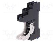 Socket; for DIN rail mounting; ED SENSATA / CRYDOM