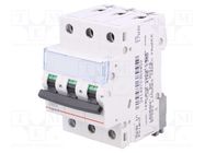 Circuit breaker; 400VAC; Inom: 6A; Poles: 3; for DIN rail mounting LEGRAND