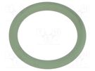 O-ring gasket; FPM; Thk: 1.5mm; Øint: 10mm; PG7; green; -40÷200°C HUMMEL