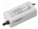 Power supply: switched-mode; LED; 10W; 5VDC; 2A; 180÷264VAC; IP42 MEAN WELL