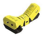 WIRE CONNECTOR, 16-14AWG, T TYPE, YELLOW