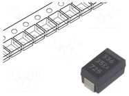 Capacitor: tantalum-polymer; low ESR; 33uF; 35VDC; X; 2917; SMD KEMET