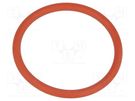 O-ring gasket; VMQ; Thk: 2mm; Øint: 22mm; M25; red; -60÷250°C HUMMEL