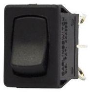 SWITCH, ROCKER, DPDT, 8A, 250V, BLACK