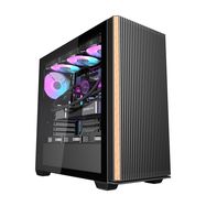 Darkflash DS900WS computer case (black) + 4 fans, Darkflash